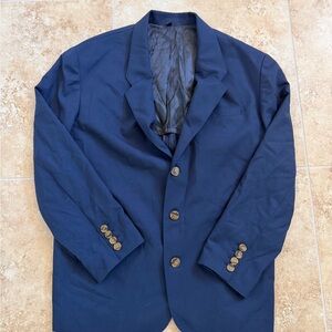 Men’s Coach Navy Blue Blazer size Large